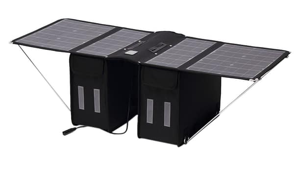 RECON Power Bikes offers our Recon Pannier Bag Solar Charger for ebikes